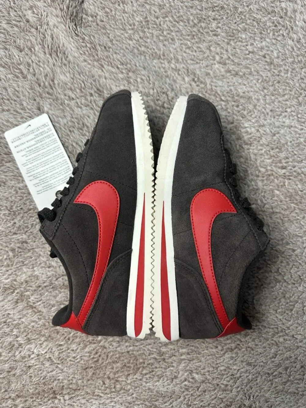 Nike Cortez Velvet Brown/Sail/University Red IB1857-200 Women's Size 5.5 NWOB